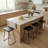 Zachi Counter Stool with Metal Frame