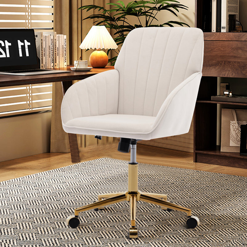 Chaise de bureau Ty, Beige