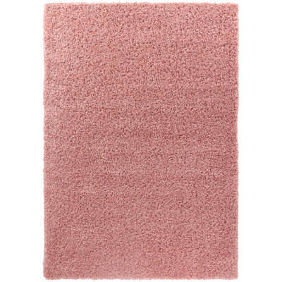 Huw Solid Colour Shag Area Rug