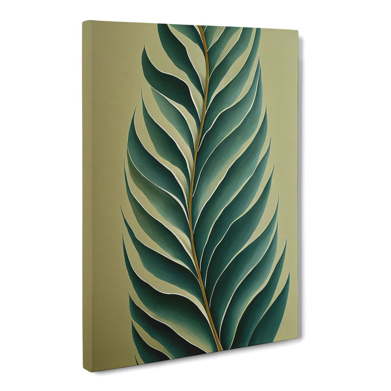 Bold Plant Leaves Vol.2 - Wrapped Canvas, 76cm H x 50cm W x 3cm D