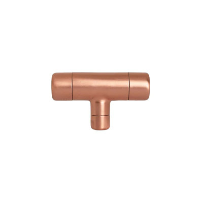 Copper Knob T-Shaped Thick-Bodied