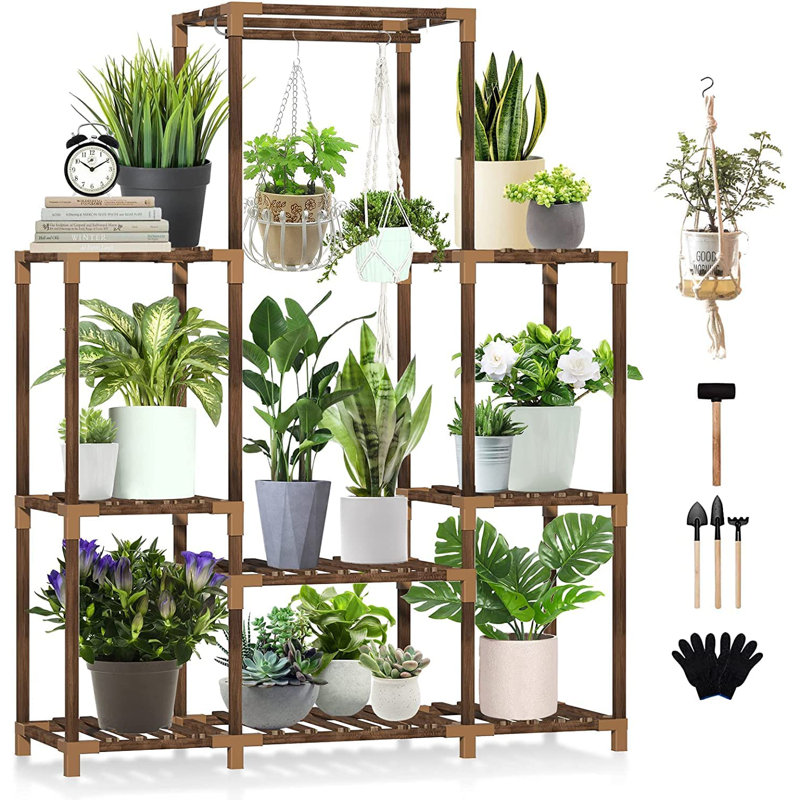 Wood Plant Stand