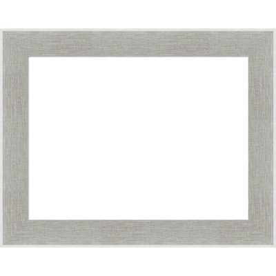 Glam Linen Grey Framed Dry Erase Magnetic Board Organization Boards