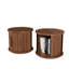 Ensemble de 2 tables basses rondes