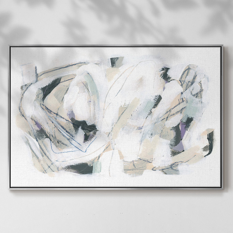 «Arctic Helix II», reproduction sur toile encadrée, H 17 po x l 25 po x P 2 po, Encadrement argenté