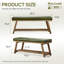 Banc de rangement en similicuir Hahnville-354923452