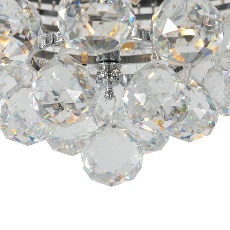23.6X11.8" Crystal Ceiling Light
