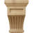 7"W x 7 1/2"D x 13"H Fluted Mission Corbel, Maple (2-Pack)-91262020-124391184