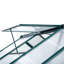 [6 x 10ft] Walk-In Polycarbonate Greenhouse with Slide Door, Window & Foundation
