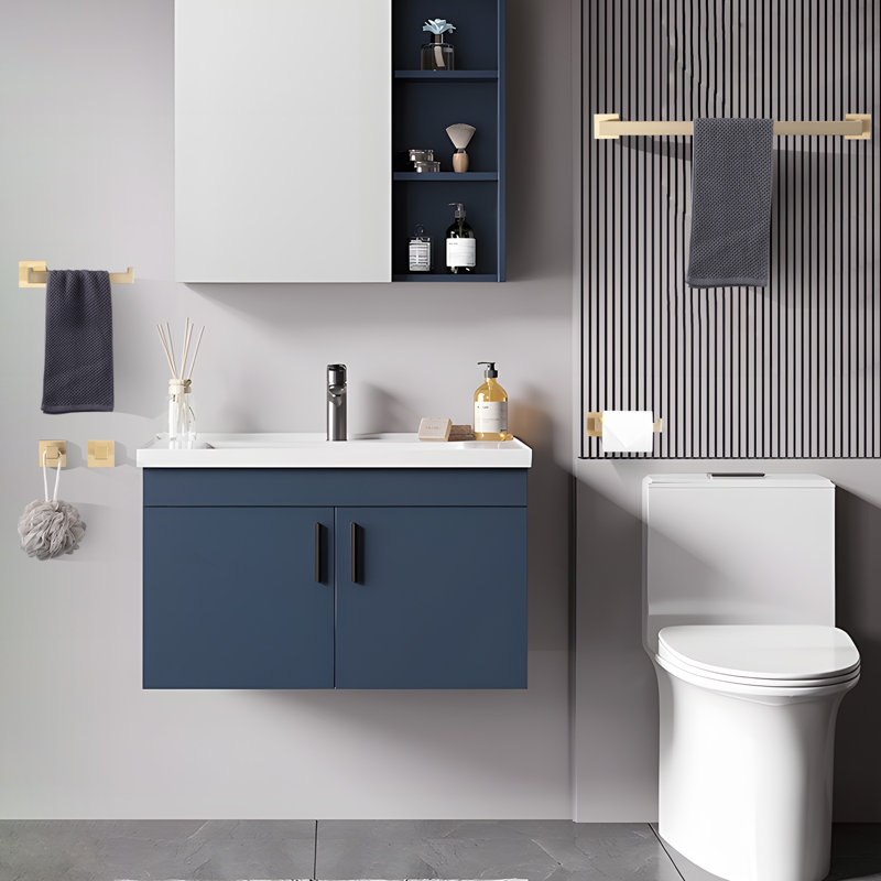 5 - Piece Bathroom Hardware Set, Brushed Gold