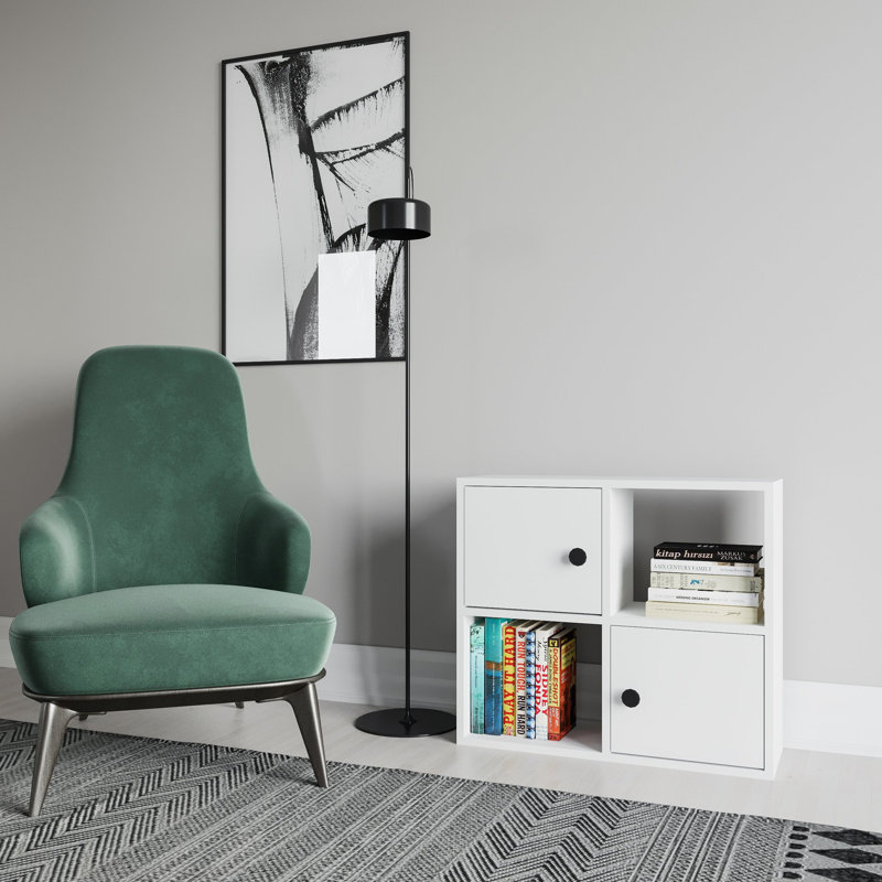 Tuttle 62.6cm H 72cm W Bookcase, White