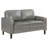 Farallone Grey 2-Piece Track Arm Sofa Set