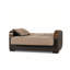 Causeuse convertible avec rangement Primenest Marabella, brun-1050805058