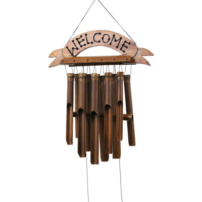 Carillon en bambou welcome