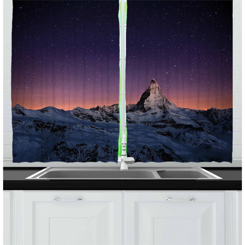 Pointed Kitchen Curtain