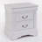 White 2-Drawer Nightstand-494462855