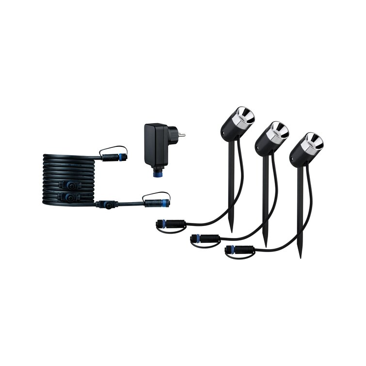 Outdoor Bewertungen Paulmann Plug Shine & & LED-Strahler-Set