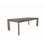 Grady Wood  96" Dining Table Dusted Stone Brown Finish Modern Design