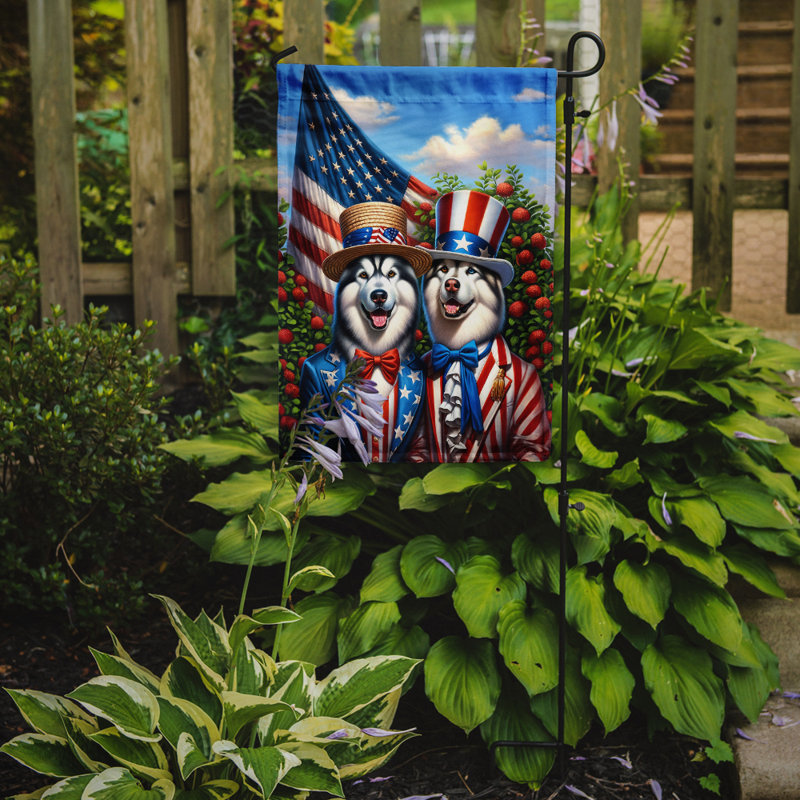 Drapeau All American Garden, Malamute d’Alaska