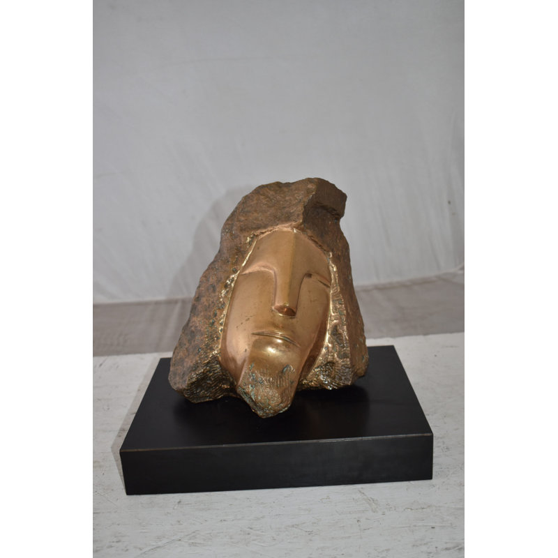 Statue originale en bronze Weinrich de Marilyn Newman, titrée Pharaon, taille: 40 po x 27 po x H 23 po
