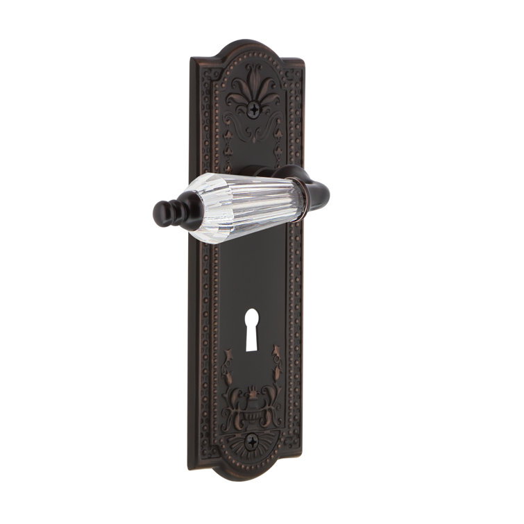 Meadows Plate with Decorative Keyhole and Single Dummy with Parlour Lever