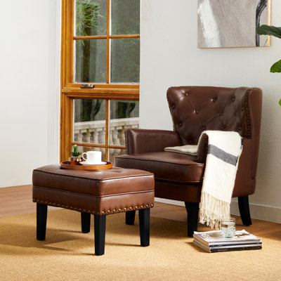 Tabouret d'appoint en bois manufacturé