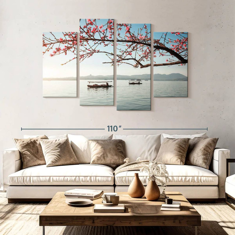 Alvord West Lake In Spring, 54" H x 84" W