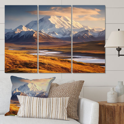 «Exploration de la grande nature sauvage II», reproduction sur toile 3 pièces