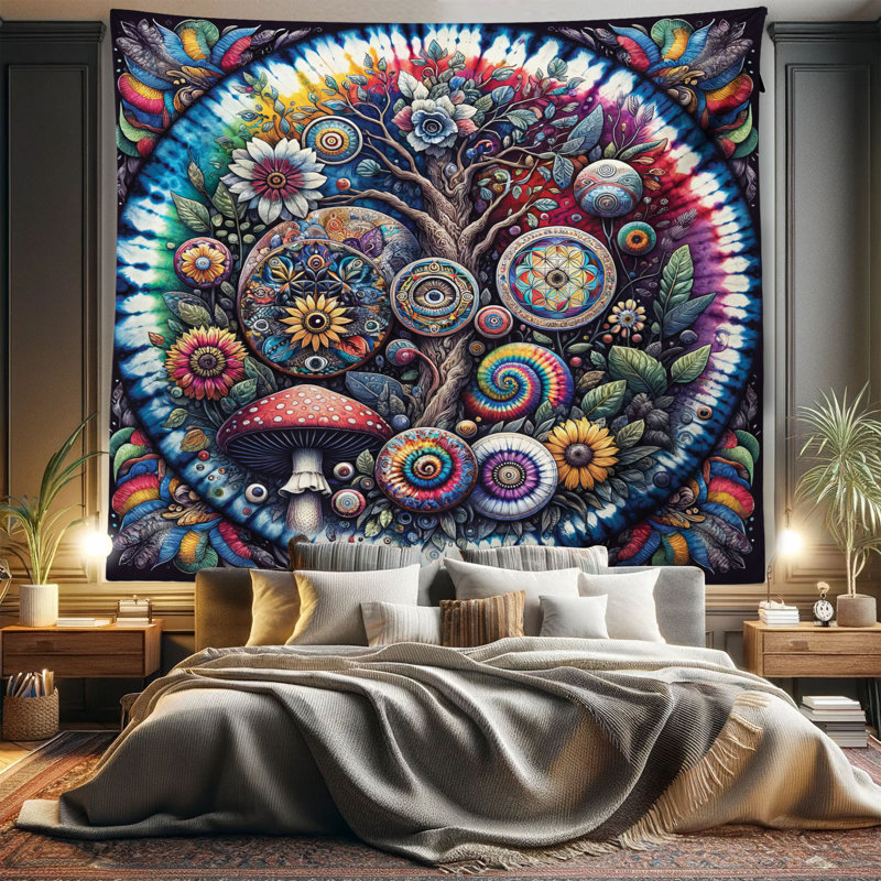 Microfiber Tapestry, 104" H x 88" W