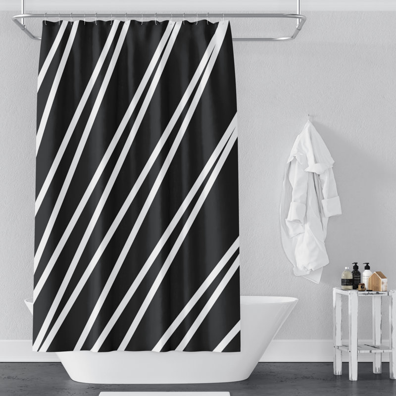 Rideau de douche Breelle, H 72 po x l 70 po