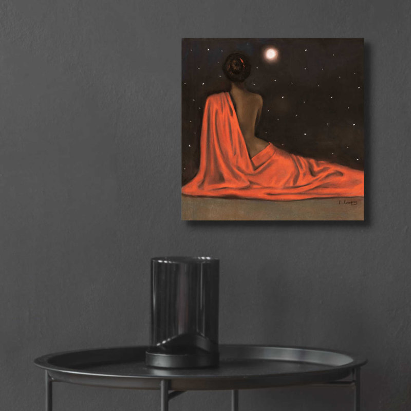 «Evening Repose» par Laurie Cooper, art mural en verre acrylique, H 12 po x l 12 po x P 0,13 po