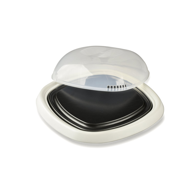 Micro Quickcrisp Nordic Ware Square avec couvercle