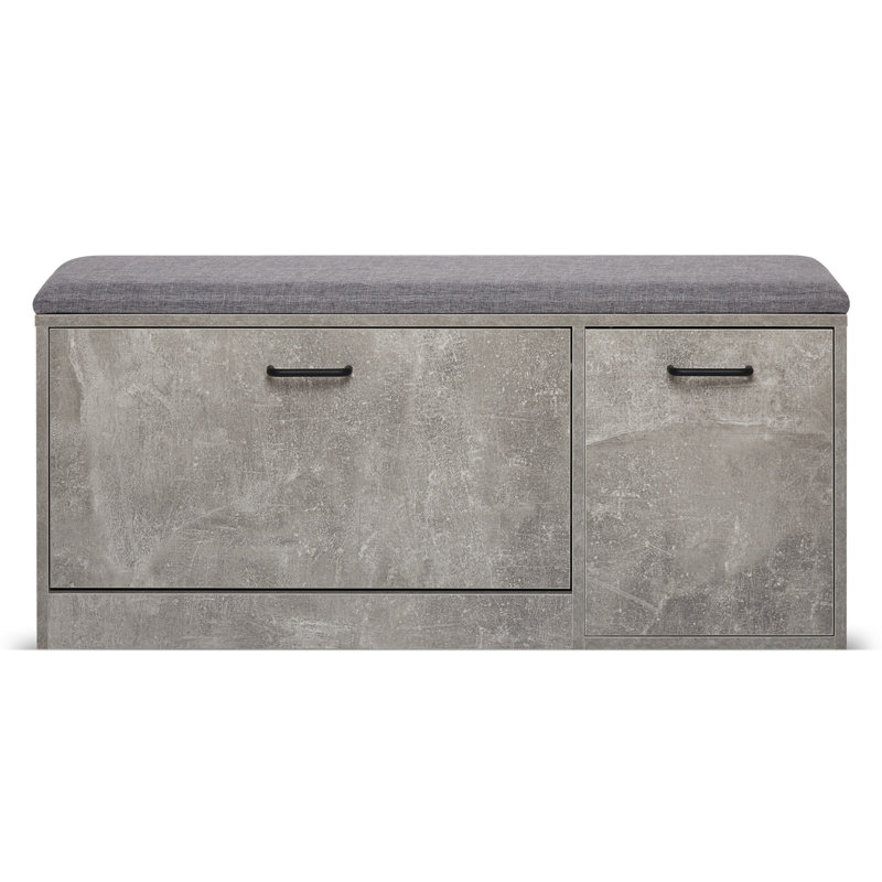 9 Pair Shoe Storage Cabinet, Grey