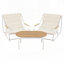 Ensemble de chaises longues d'extérieur 3 pièces-773499493