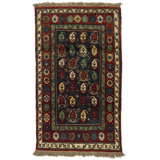 Seychour Boteh One-of-a-Kind 3' X 6' Hand Knotted Area Rug