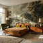 Château, papier peint paysage, rivière, décoration murale traditionnelle-1682515404-1682515405