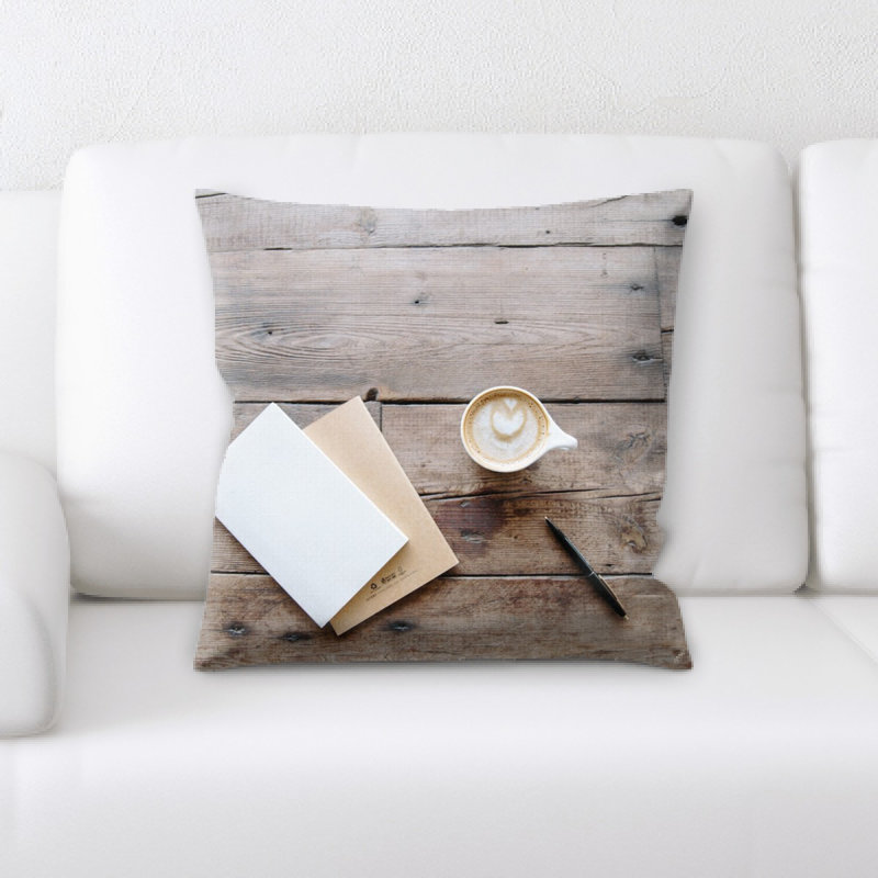 Microsuede Reversible Throw Pillow