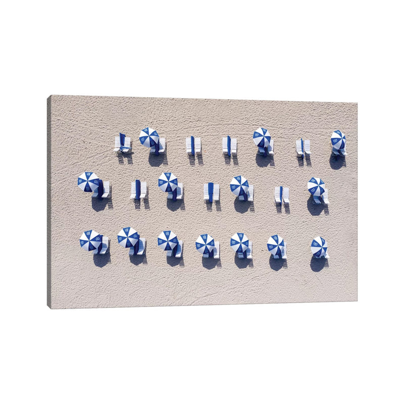 Aerial South Beach II 1 Piece Wrapped Canvas Wall Art, 66.04 cm H x 45.72 cm W x 3.175 cm D