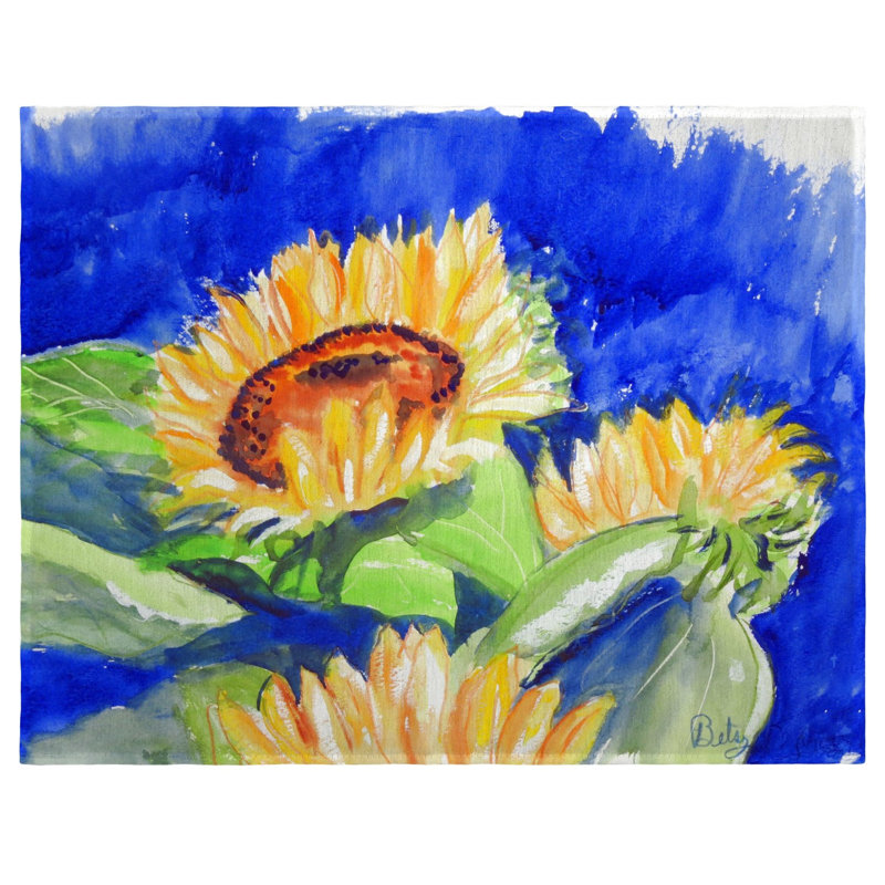 Jed Polyester Floral Rectangle Placemat