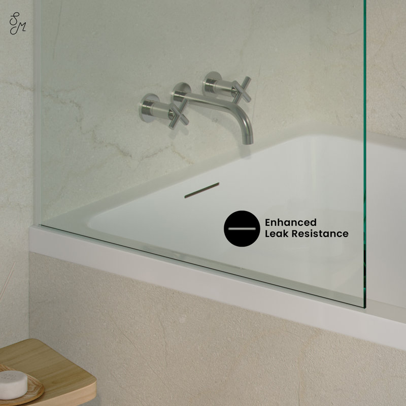 Voltaire 72 x 36 Left Drain Soaking Alcove Bathtub in Glossy White with Integrated Armrest, Left