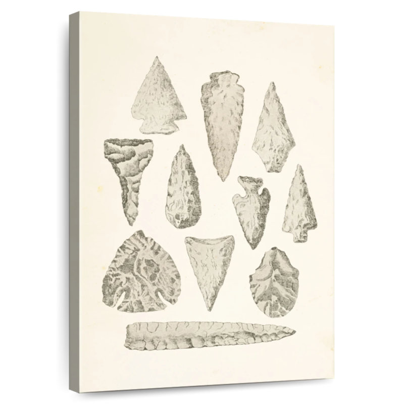 Keiri Ancient Arrowheads, 36" H x 24" W