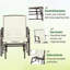 Ensemble de bistro 3 pièces Outsunny-1804472021