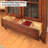 Solid Wood Birch brown Wine Cabinet-106803845