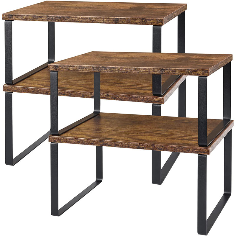 Freestanding Spice Rack with Adjustable Racks