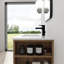 30 Inch Wall Mounting Bathroomg Vanity With Sink, Soft Close Drawer and Side Shelf