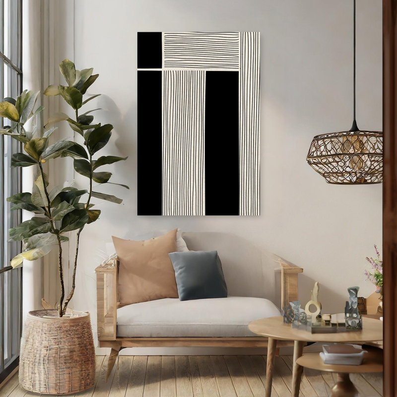 Ribbing 2, art contemporain abstrait, H 48 po x l 32 po