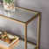 Luisdavid 52'' Glass Top Console Table