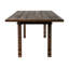 Table de salle à manger d'extérieur rectangulaire L 102 po x l 40 po Vaterra