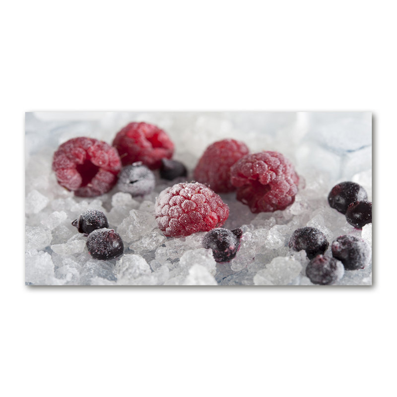 Frozen Forest Fruits - Wrapped Canvas Print