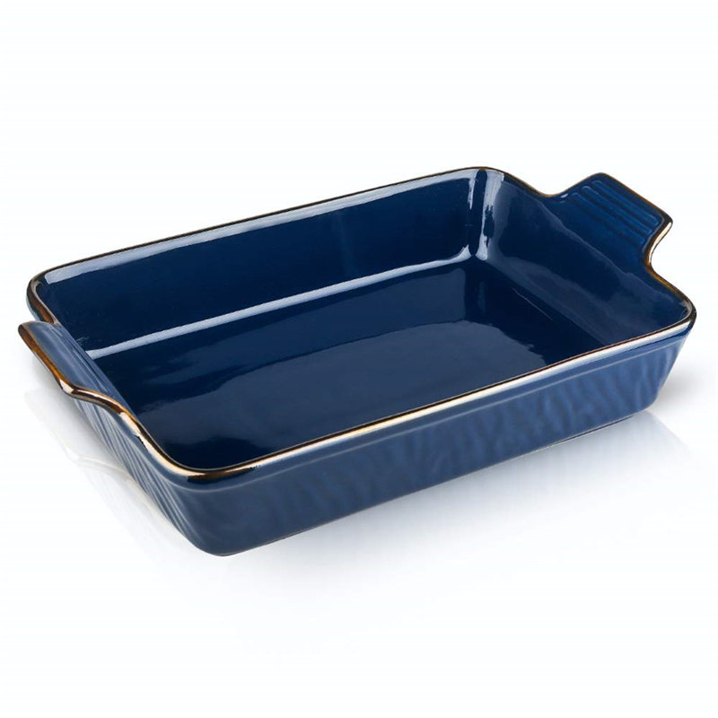 Aegean Blue Ceramic 9x13 Rectangular Baking Dish